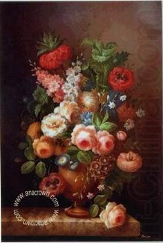 unknow artist Floral, beautiful classical still life of flowers.106 china oil painting image